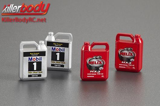 Eléments de décor - Accessoires 1/10 - Scale - Bidons d'huile