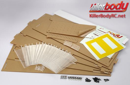 KillerBody - KBD48543 - Elementi di scenario - 1/10 accessorio - Scale - Garage Wall