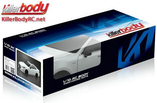 KillerBody - KBD48574 - Body - 1/10 Touring / Drift - 195mm - Scale - Finished - Box - Toyota Crown Athlete - White