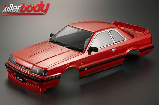 KillerBody - KBD48677 - Karosserie - 1/10 Touring / Drift - 195mm - Lackiert - Nissan Skyline R31 - Rot