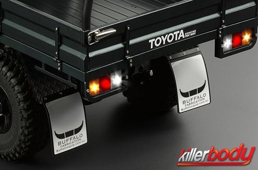 KillerBody - KBD48624A - Body Parts - 1/10 Truck - Scale - Rear Fender 3.75 inch