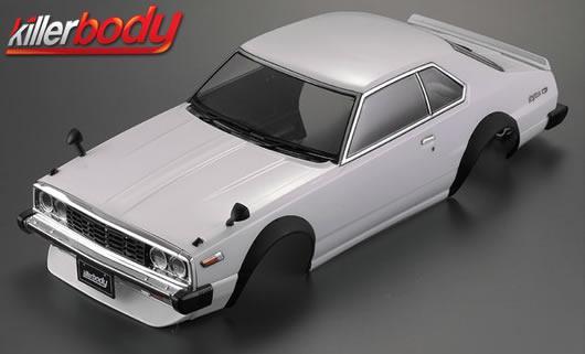 KillerBody - KBD48701 - Carrosserie - 1/10 Touring / Drift - 195mm - Finie - Box - 1977 Skyline Hardtop 2000 GT-ES - Blanc