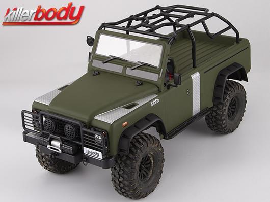 Carrosserie - 1/10 Crawler - Traxxas TRX-4 - Scale - Finie - Box - Marauder II - Military Green