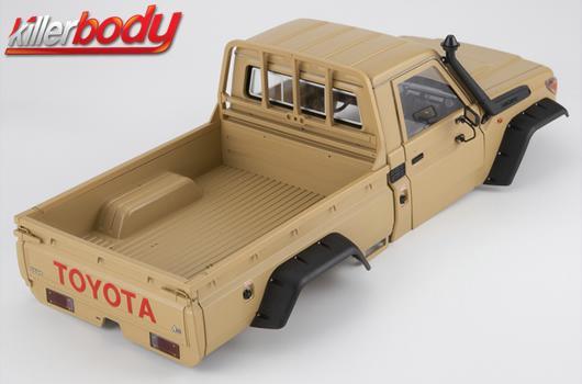 KillerBody - KBD48734 - Carrozzeria - 1/10 Crawler - Traxxas TRX-4 - Scale - Finita - Box - Toyota Land Cruiser 70 - Military Sand