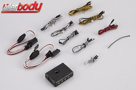 KillerBody - KBD48735 - Light Kit - 1/10 Scale - LED - Unit Set 17 3mm LEDs for Marauder II