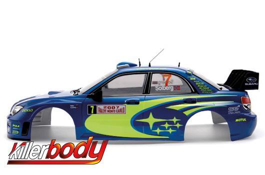 KillerBody - KBD48762 - Karosserie - 1/10 Touring / Drift - 195mm - lackiert - Subaru Impreza WRC 2007 RTU