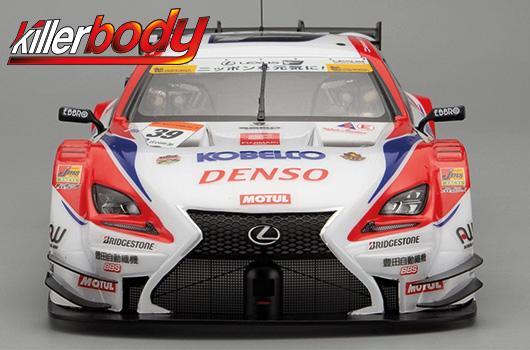 KillerBody - KBD48660 - Body - 1/10 Touring - DENSO KOBELCO SARD RC F Finished Body