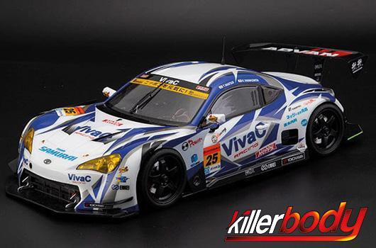 KillerBody - KBD48770 - Body - 1/10 Touring - VivaC 86 MC Clear body