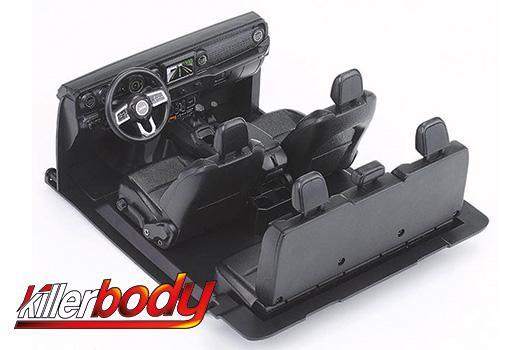 KillerBody - KBD48776 - Body Parts - 1/10 Accessory - Scale - Cockpit Set (Left & Right) for Jeep Gladiator Rubicon