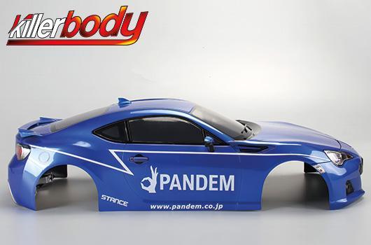 KillerBody - KBD48576-1 - Body - 1/10 Touring - Drift 195mm - Finished - Subaru BRZ RTU Blue