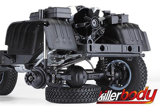 KillerBody - KBD48780 - Car - 1/10 Electric - 4WD Crawler - MERCURY CHASSIS KIT fit Toyota Land Cruiser 70 Body