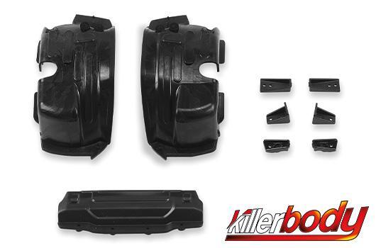 KillerBody - KBD48812 - Spare Parts - 1/10 Crawler - Scale - Liners Fender Flares and Carriage installation fixing point