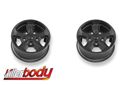 KillerBody - KBD48814 - Spare Parts - 1/10 Crawler - Scale - Aluminum Alloy Wheel 1.55 inch