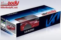 Carrosserie - 1/10 Touring / Drift - 190mm - Scale - Finie - Box - Corvette GT2 - Iron Oxide Rouge