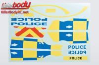 Stickers - 1/10 Touring / Drift - Scale - Police Car