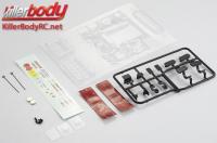 Pièces de carrosserie - Accessoires 1/10 - Scale - Moteur vertical modifié