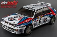 Carrozzeria - 1/10 Touring / Drift - 195mm  - Finita - Box - Lancia Delta HF Integrale - Racing