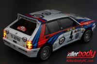 Carrozzeria - 1/10 Touring / Drift - 195mm  - Finita - Box - Lancia Delta HF Integrale - Racing