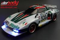 Body - 1/10 Touring / Drift - 195mm  - Finished - Box - Lancia Stratos (1977 Giro d'Italia) - Racing