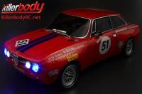 Body - 1/10 Touring / Drift - 195mm - Alfa Romeo 2000 GTAm - Racing