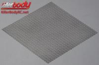 Body Parts - 1/10 Accessory - Scale - Stainless Steel - Modified Air Intake Mesh - 100x100mm - Hexagon - Black