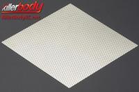 Body Parts - 1/10 Accessory - Scale - Stainless Steel - Modified Air Intake Mesh - 100x100mm - Diamond - Silver