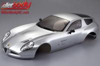Body - 1/10 Touring / Drift - 195mm - Finished - Box - Alfa Romeo TZ3 Corsa - Silver