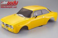 Carrosserie - 1/10 Touring / Drift - 195mm -  Finie - Box - Alfa Romeo 2000 GTAm - Jaune