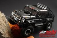 Carrosserie - 1/10 Crawler  - Finie - Box - Horri-Bull - Noir - fits Axial 2012 Jeep Wrangler