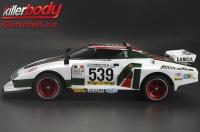 Chassis de démo de carrosserie - pour 1/10 Lancia Stratos (1977 Giro d'Italia)