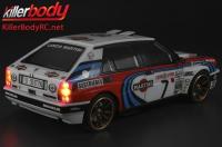 Carrozzeria - 1/10 Touring / Drift - 195mm  - Finita - Box - Lancia Delta HF Integrale 16V - Racing