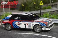 Carrosserie - 1/10 Touring / Drift - 195mm  - Finie - Box - Lancia Delta HF Integrale 16V - Racing