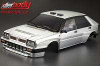 Body - 1/10 Touring / Drift - 195mm - Finished - Box - Lancia Delta HF Integrale 16V - Silver