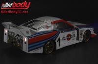 Carrosserie - 1/10 Touring / Drift - 195mm  - Finie - Box - Lancia Beta Montecarlo (1981LM & 1979 Giro d'Italia) - Racing