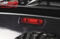 Body - 1/10 Crawler - Finished - Box - Mitsubishi Pajero EVO 1998 - Black - fits Traxxas Telluride 4X4 & Tamiya HILUX High-Lift