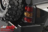 Body - 1/10 Crawler - Finished - Box - Mitsubishi Pajero EVO 1998 - Black - fits Traxxas Telluride 4X4 & Tamiya HILUX High-Lift