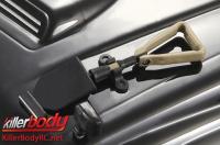 Body - 1/10 Crawler - Finished - Box - Mitsubishi Pajero EVO 1998 - Black - fits Traxxas Telluride 4X4 & Tamiya HILUX High-Lift