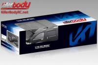 Body - 1/10 Touring / Drift - 195mm - Scale - Finished - Box - Furious Angel - Black