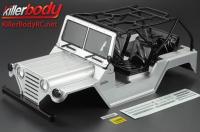 Body - 1/10 Crawler - Scale - Finished - Box - Warrior - Silver - fits Axial SCX10 Chassis