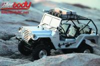 Carrozzeria - 1/10 Crawler - Scale - Finita - Box - Warrior - Argento - per Axial SCX10 Chassis