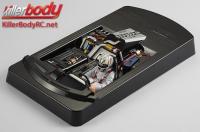 Body Parts - 1/10 Touring / Drift - Scale - Rear-Engine Cockpit Set (Left side Driver) Finished