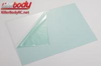 Lastra di policarbonato - trasparente - 203x305 mm - spessore 0,8 mm
