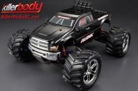 Body Parts - Monster Truck - Scale - Modified Hood & Front Fender Set