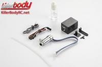 Body Parts - 1/10 Accessory - Scale - Smoky Exhaust Pipe with LED Unit Set (smoke)