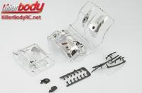 Parti di carrozzeria - 1/10 Touring / Drift - Scale - Pezzi plastici per Alfa Romeo Giulietta (2010)