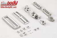 Body Parts - 1/10 Crawler - Scale - Chromed parts ABS for Toyota Land Cruiser 70