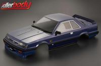 Carrosserie - 1/10 Touring / Drift - 195mm  - Finie - Nissan Skyline (R31) - Bleu