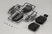 Pièces de carrosserie - 1/10 Truck - Scale - Seat Set adjustable rubber silicone