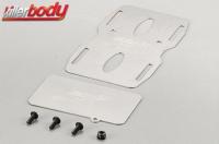 Support d'accu - middle for Battery/ESC/RX steel LC70