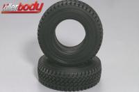 Pneus - 1/10 Truck - Scale Rubber Tire 3.35" with foams